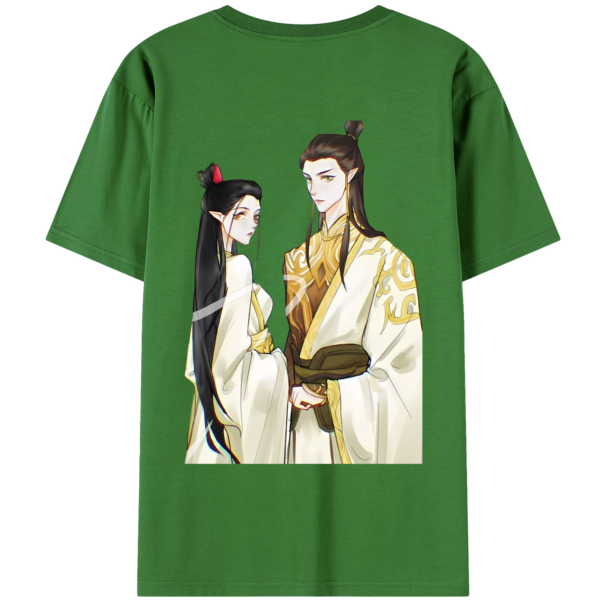 （画像用） Ne Zha 2 ナタ 魔童の大暴れ レディース半袖Tシャツ(バックプリント)